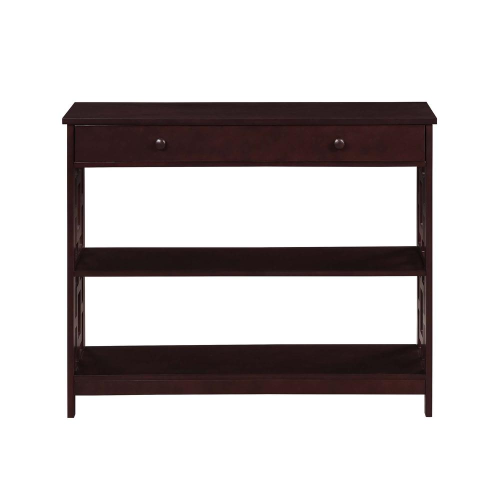 Town Square 1 Drawer Console Table, Espresso