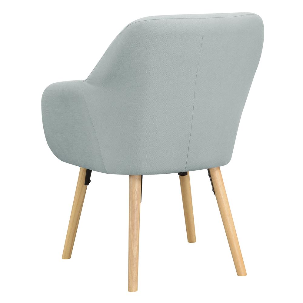 Take a Seat Charlotte Accent Chair, Sea Foam Blue Fabric