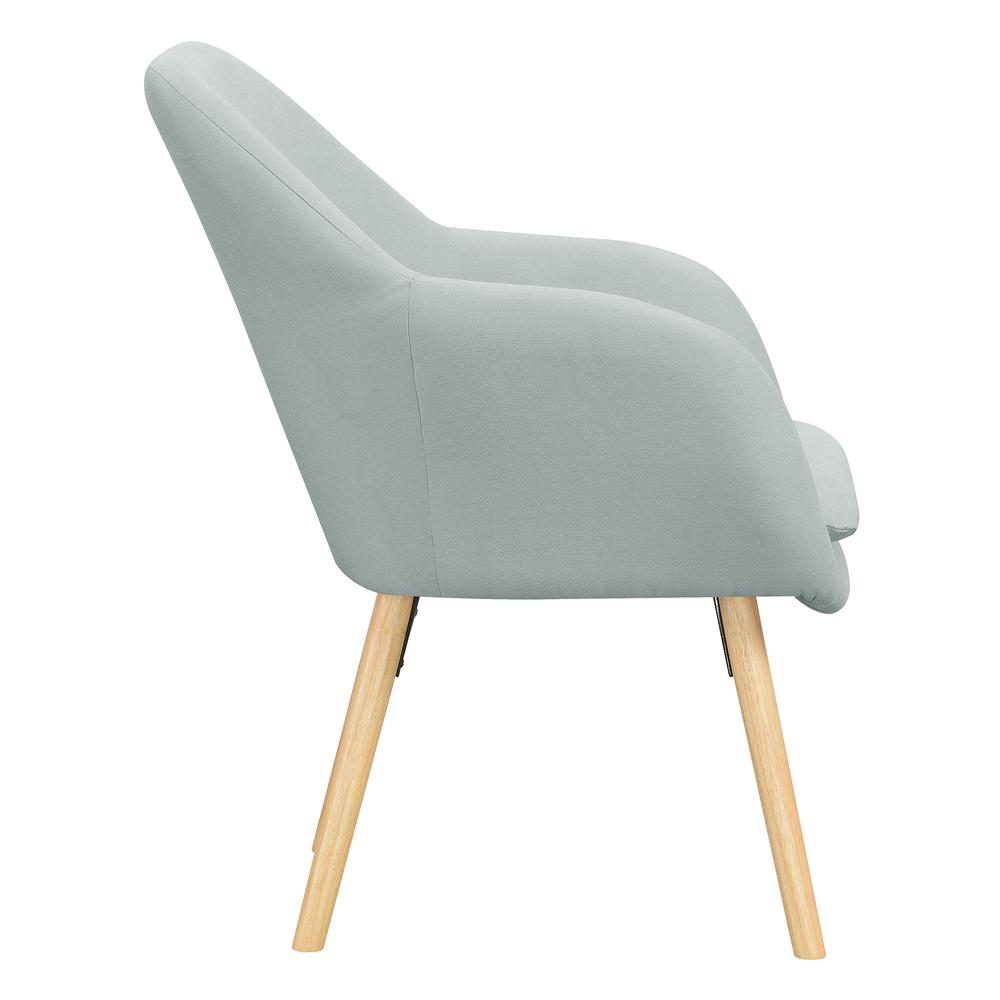 Take a Seat Charlotte Accent Chair, Sea Foam Blue Fabric