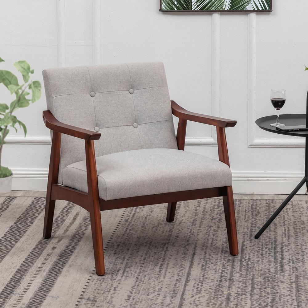 Take a Seat Natalie Accent Chair, Gray