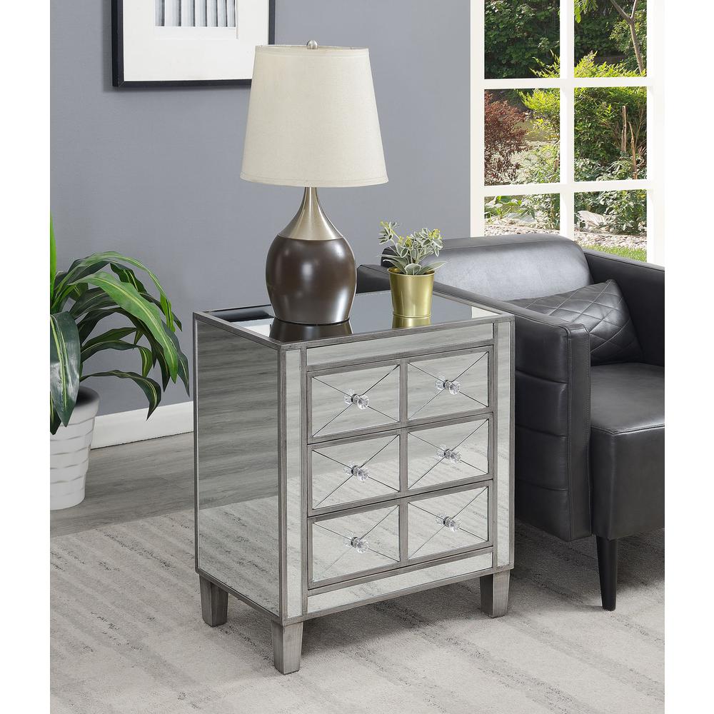Gold Coast BettyB Mirrored End Table