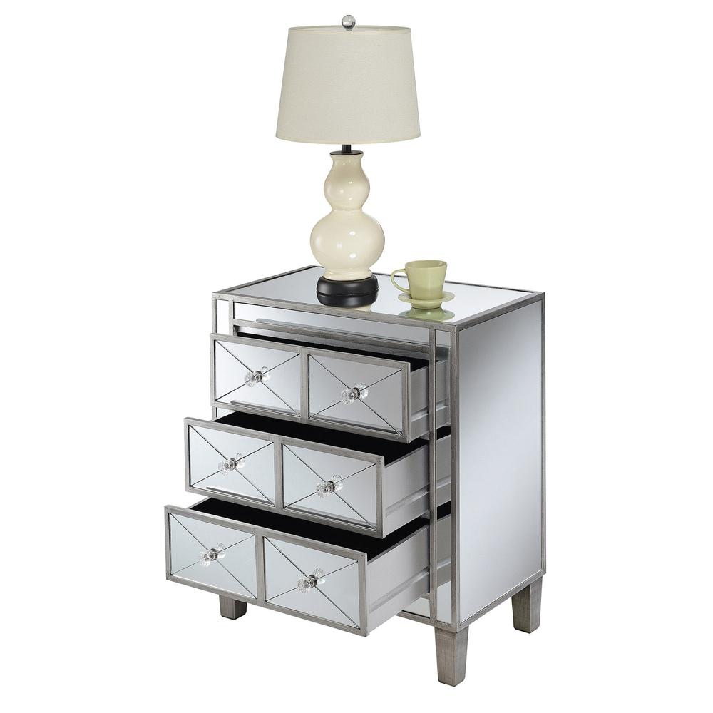 Gold Coast BettyB Mirrored End Table