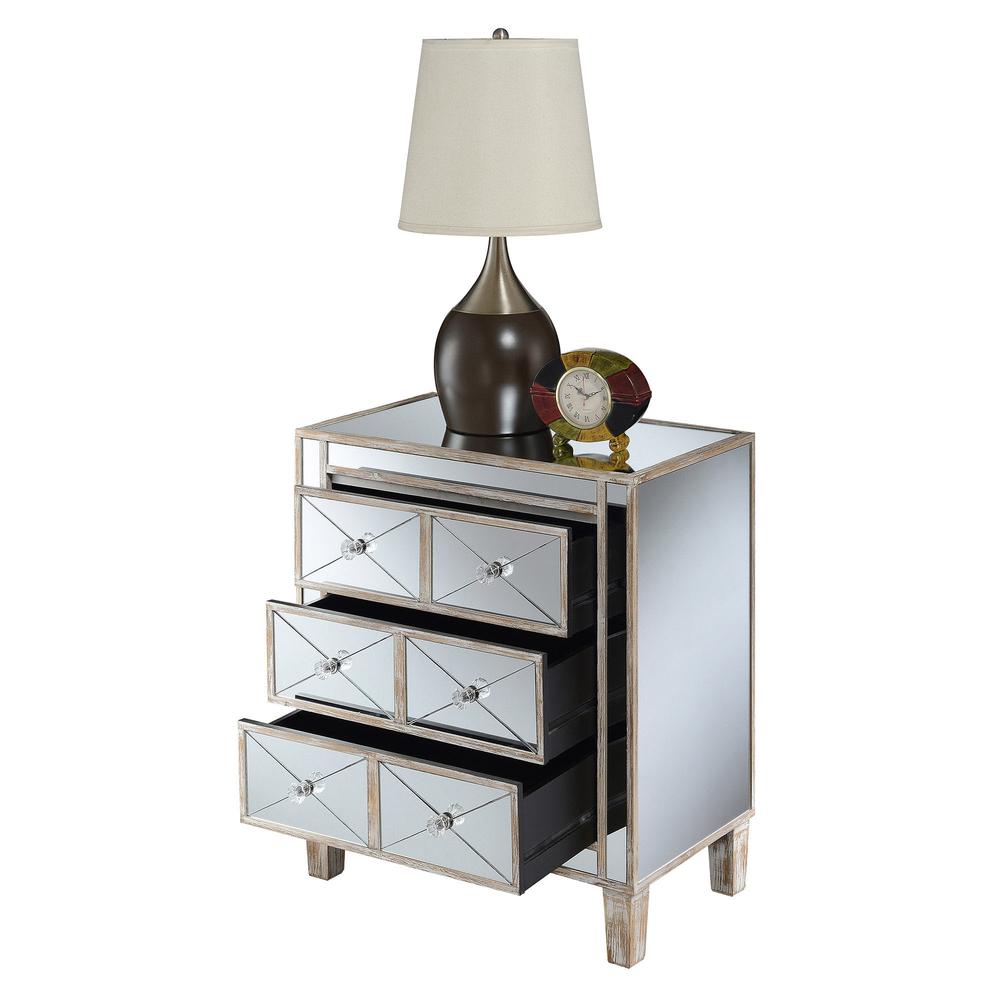 Gold Coast BettyB Mirrored End Table
