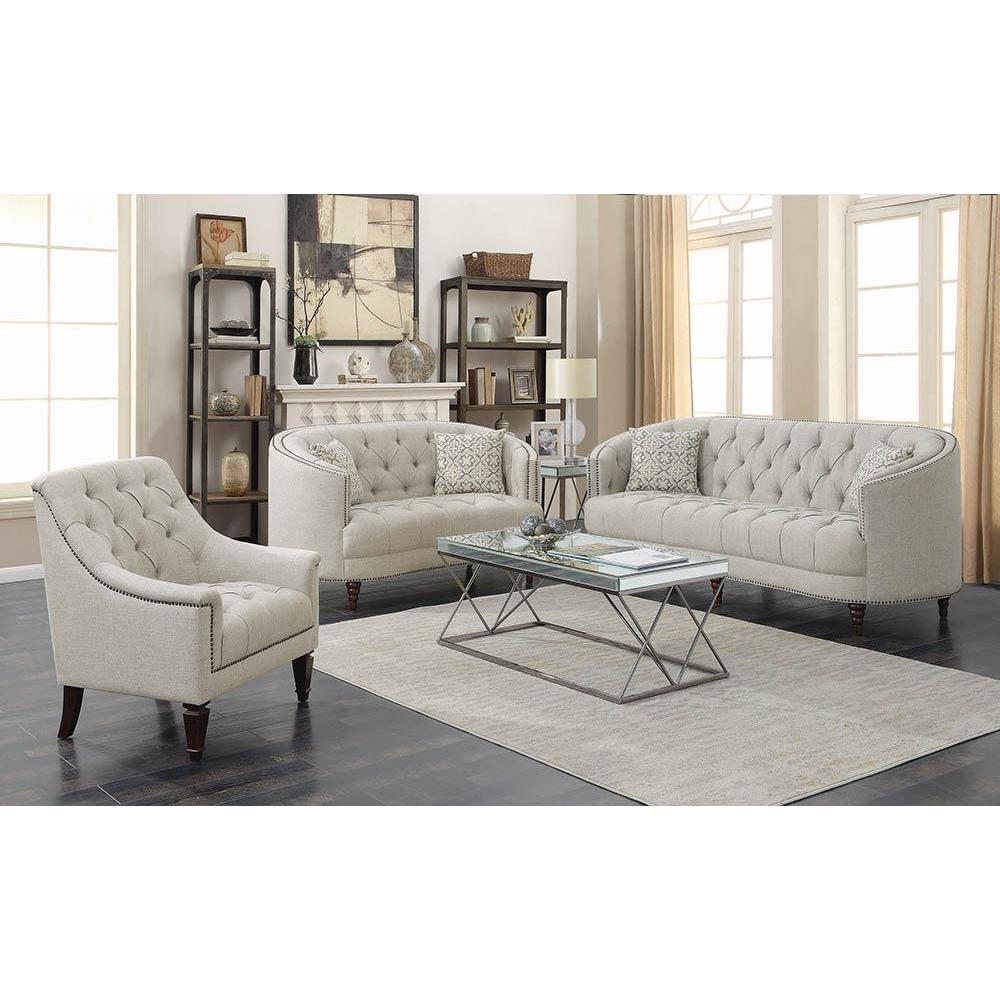 Avonlea Sloped Arm Upholstered Chair Grey