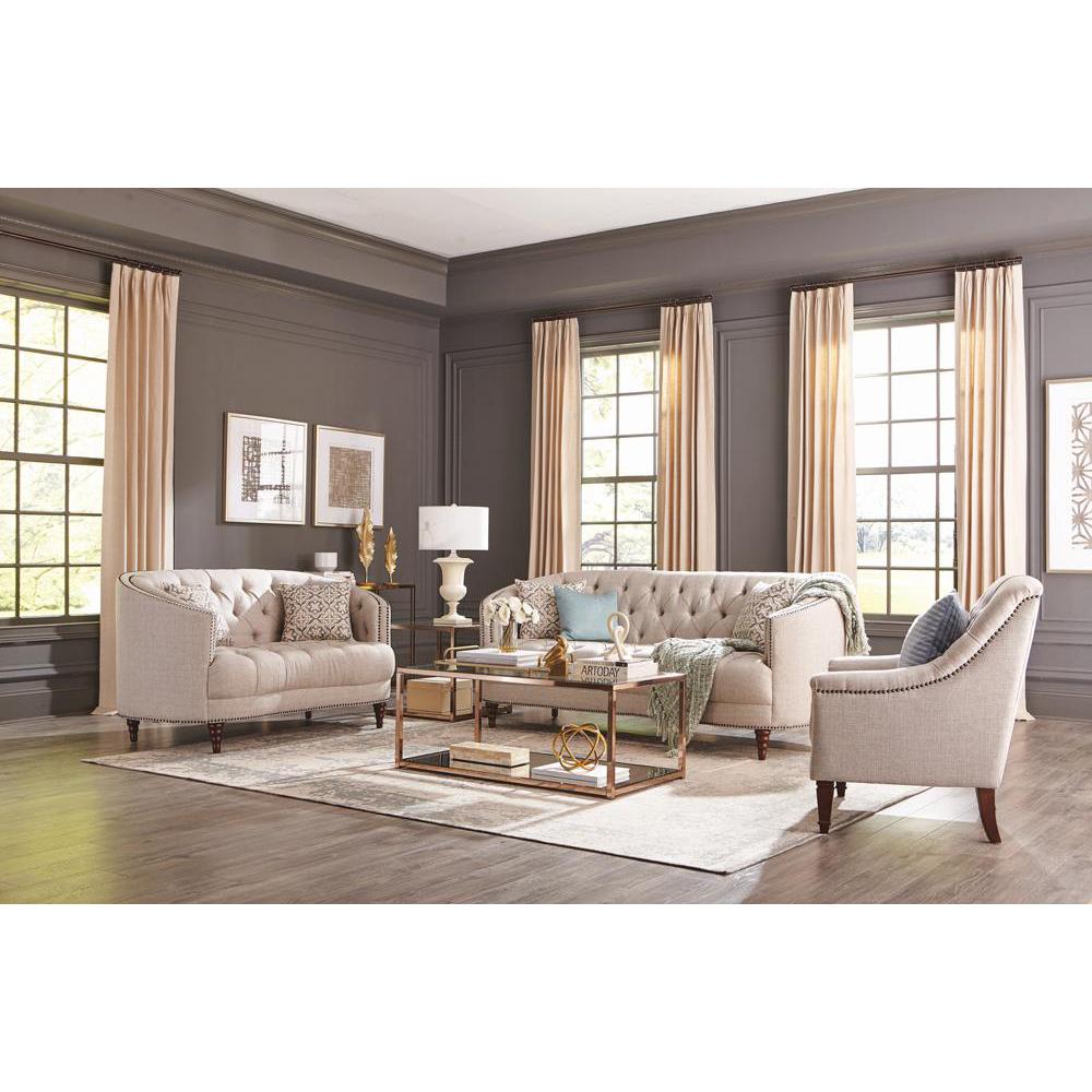 Avonlea Sloped Arm Upholstered Chair Grey