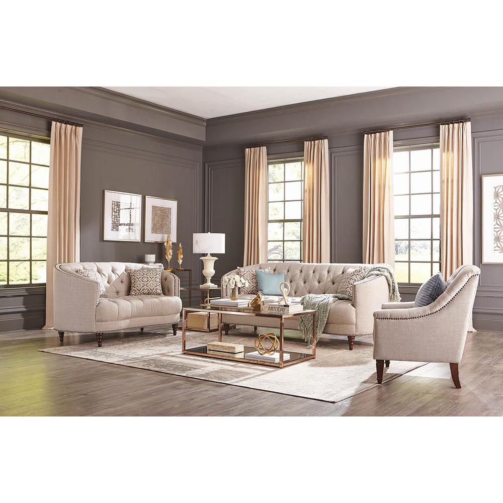 Avonlea Sloped Arm Upholstered Chair Grey