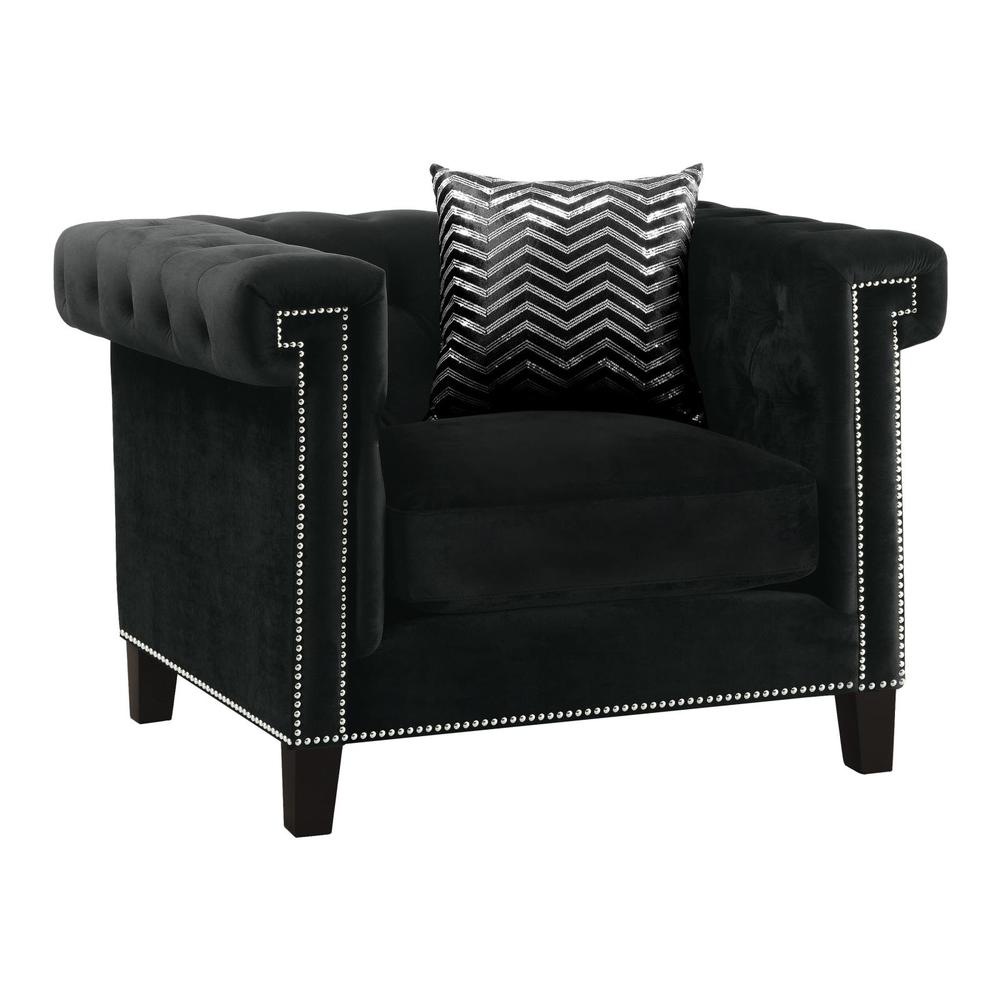 Reventlow Tufted Chair Black