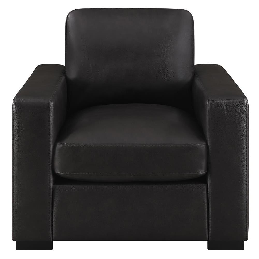 Boardmead Track Arms Upholstered Chair Dark Brown