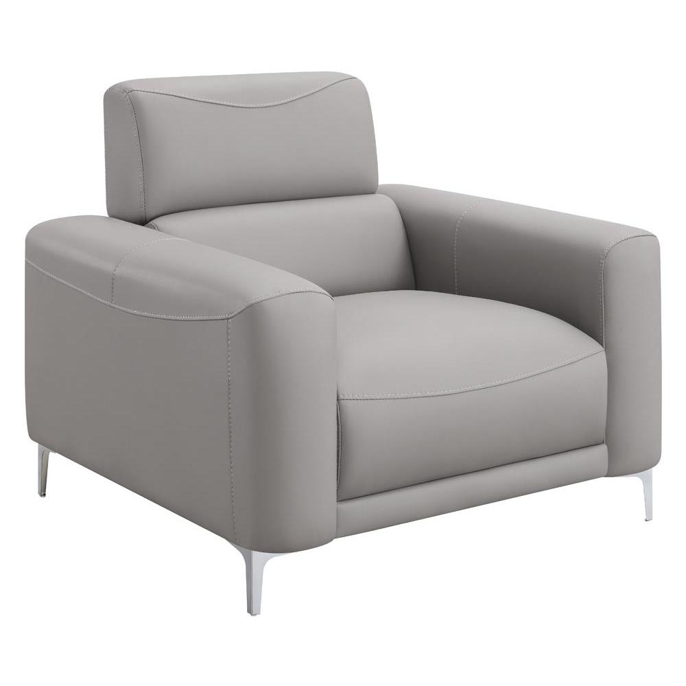 Glenmark Track Arm Upholstered Chair Taupe