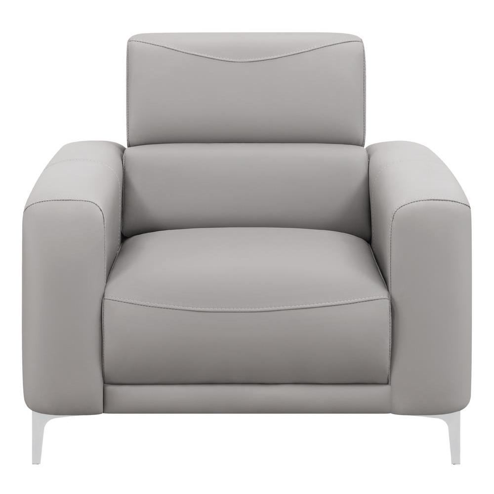 Glenmark Track Arm Upholstered Chair Taupe