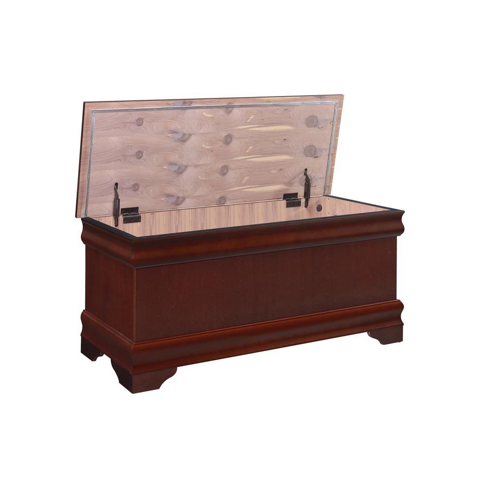 Pablo Rectangular Cedar Chest Warm Brown
