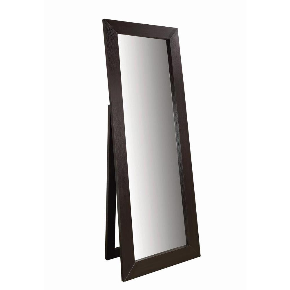 Toga Rectangular Floor Mirror Cappuccino