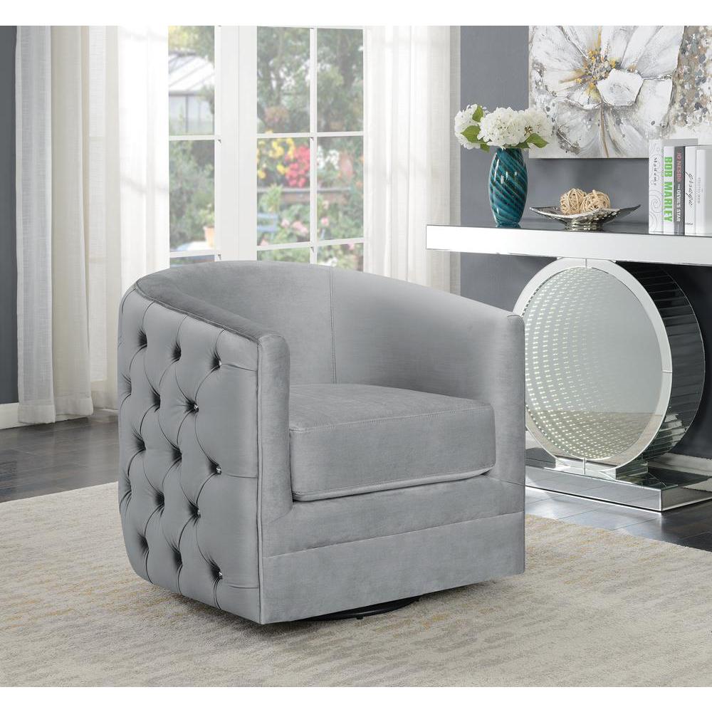 Swivel Chair , Silver