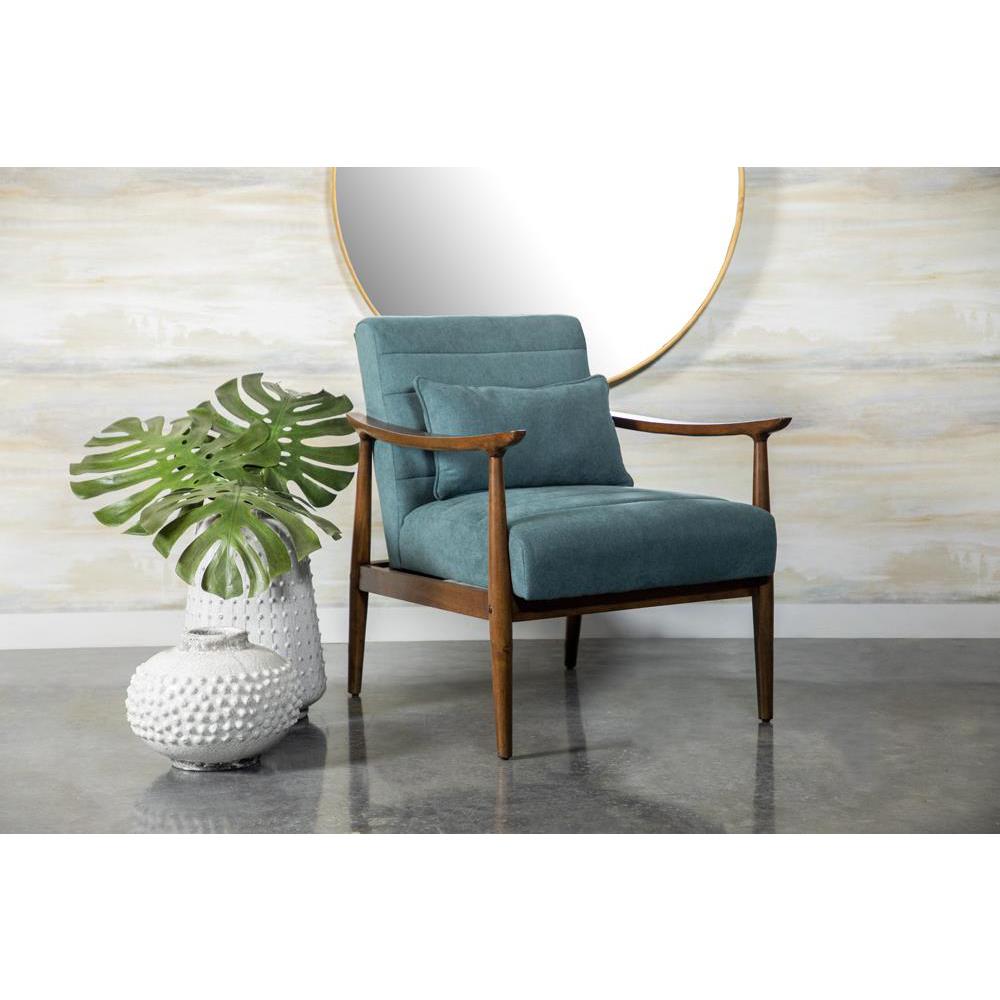 Accent Chair Mid Century Modern, Teal