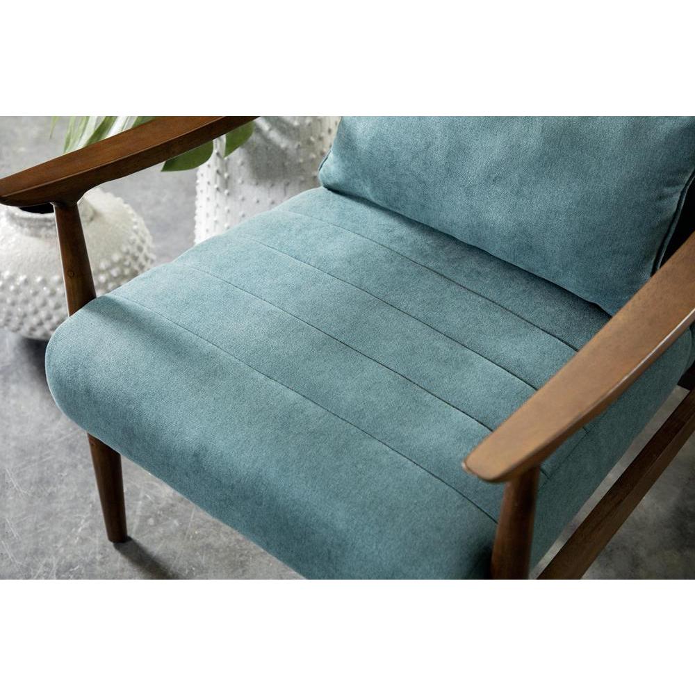 Accent Chair Mid Century Modern, Teal