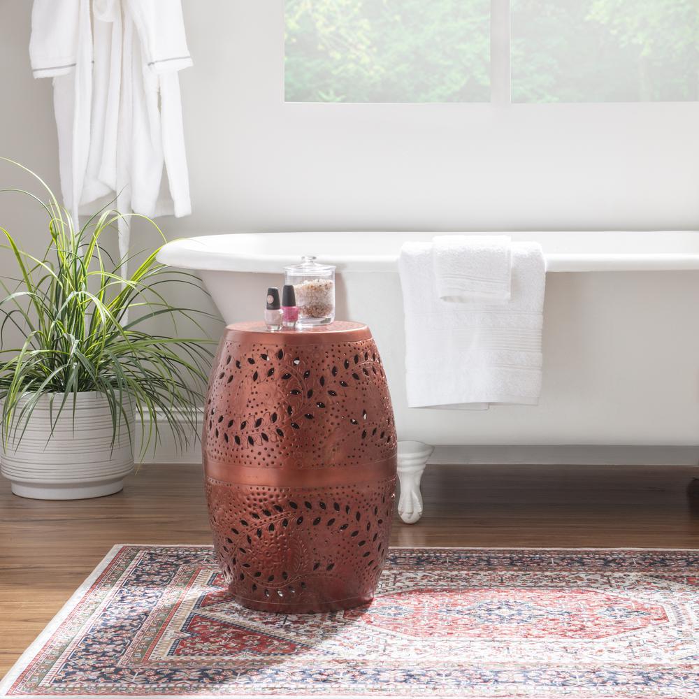 Safiya Side Table Antique Copper