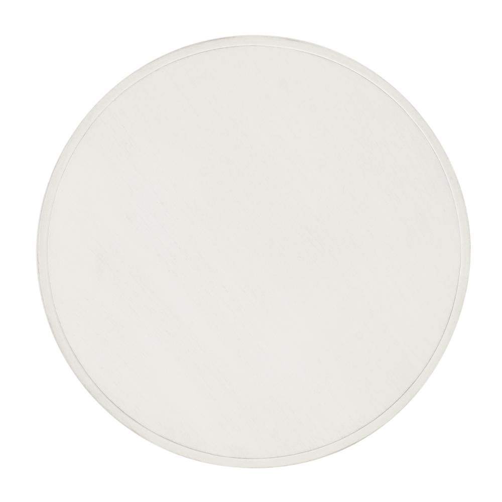 Aubert Accent Side Table, White