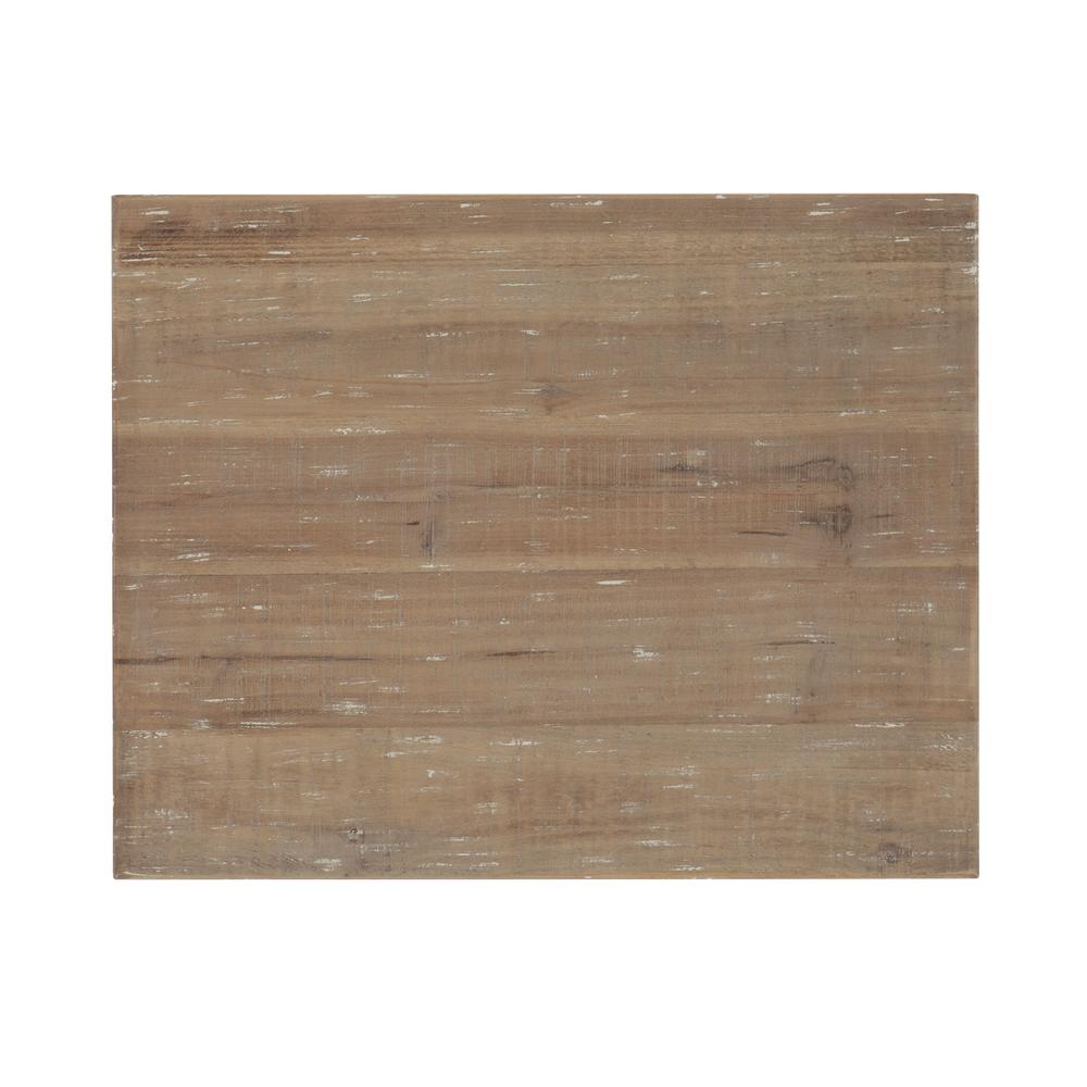 Caspian Fish Storage Side End Table, White