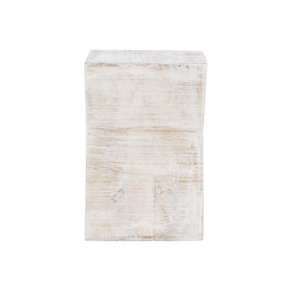Trevor Triangle Side Table Whitewash