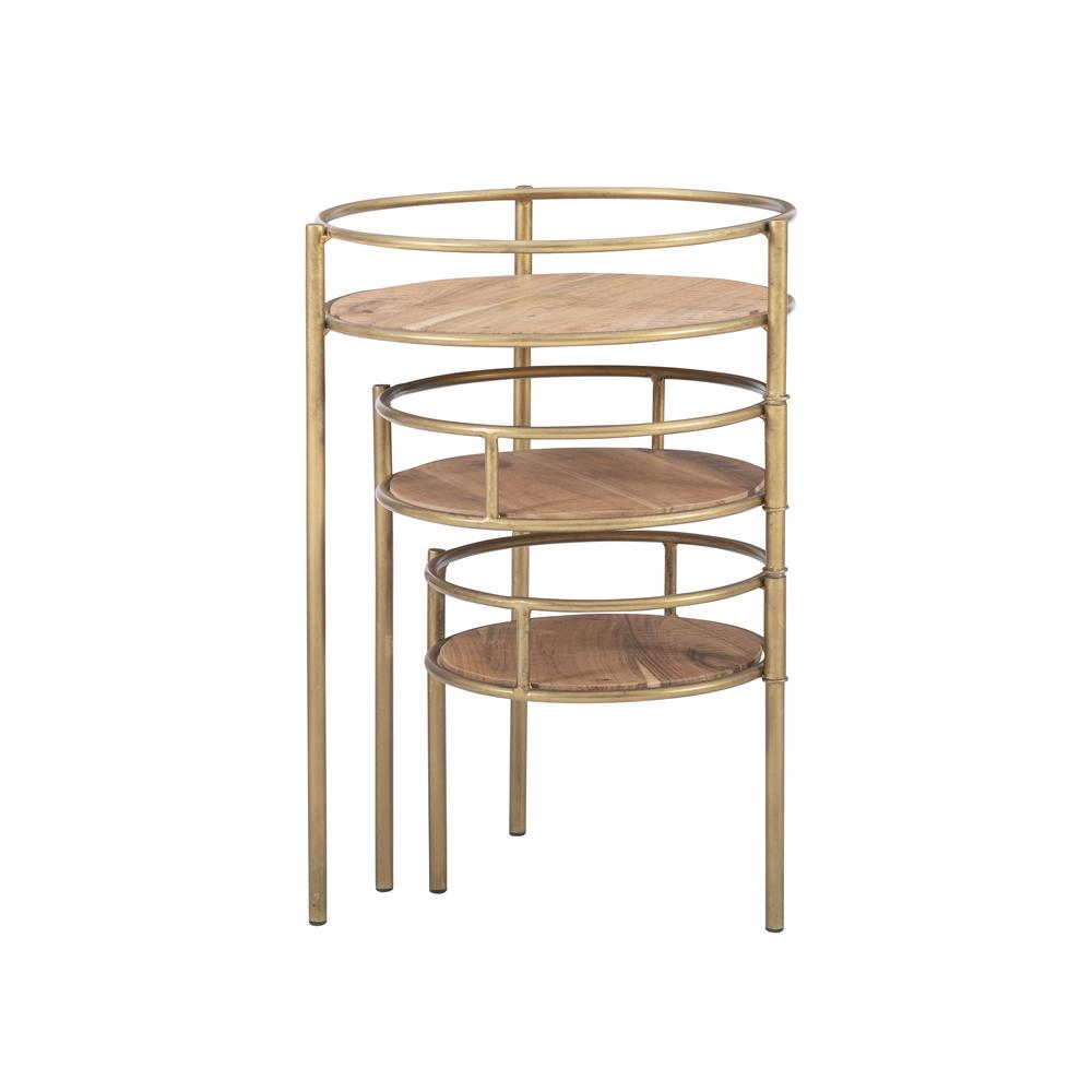 Collis Three Tiered Plant Stand Gold