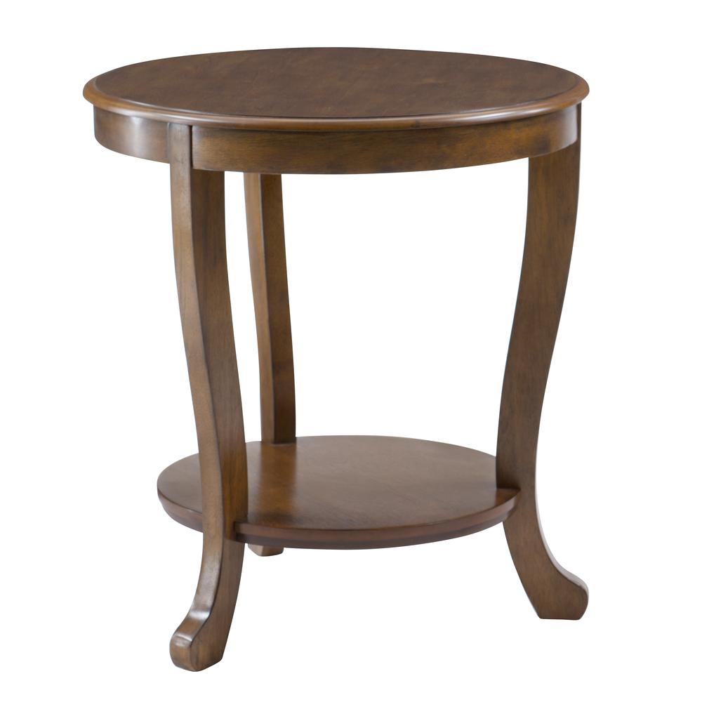 Aubert Accent Side Table, Hazelnut