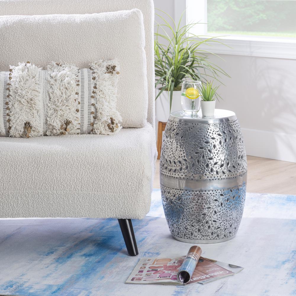 Safiya Side Table Aluminum