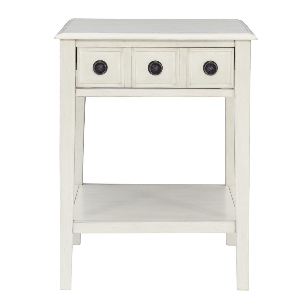 Sadie Side Accent Table Cream