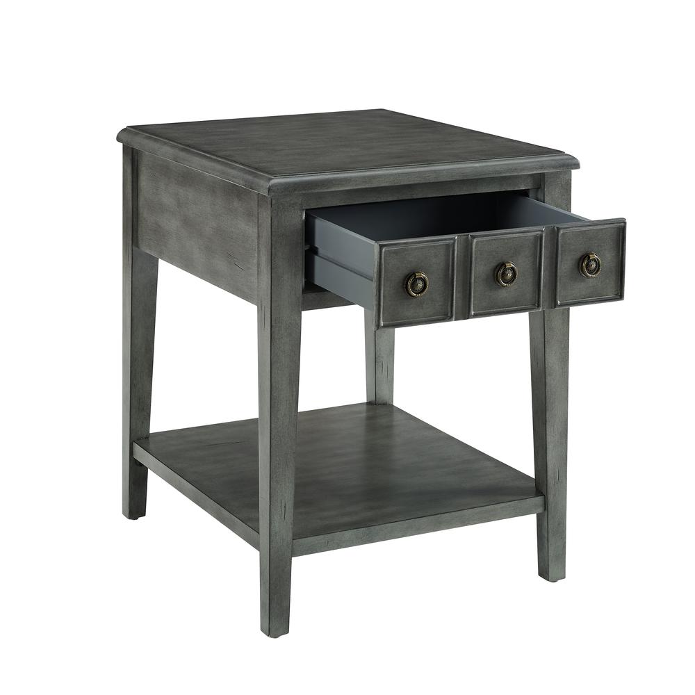 Sadie Side Accent Table Grey