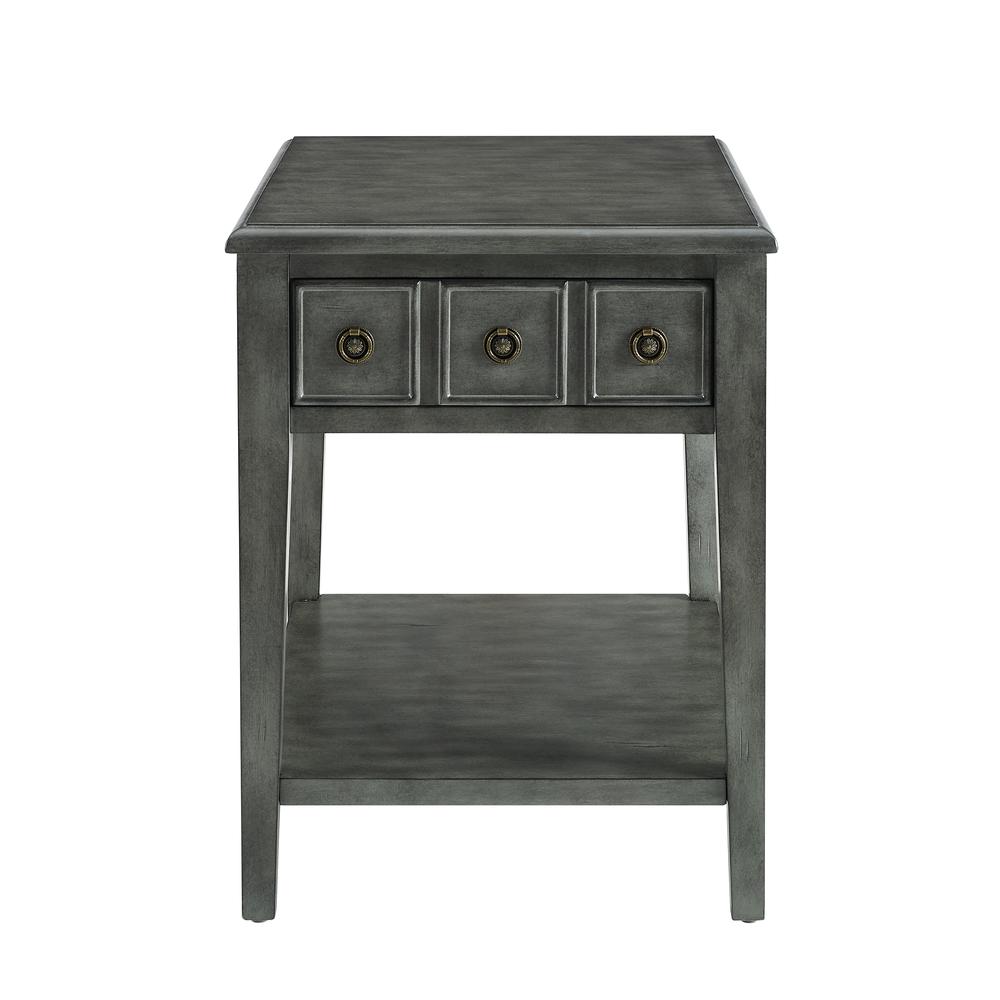 Sadie Side Accent Table Grey