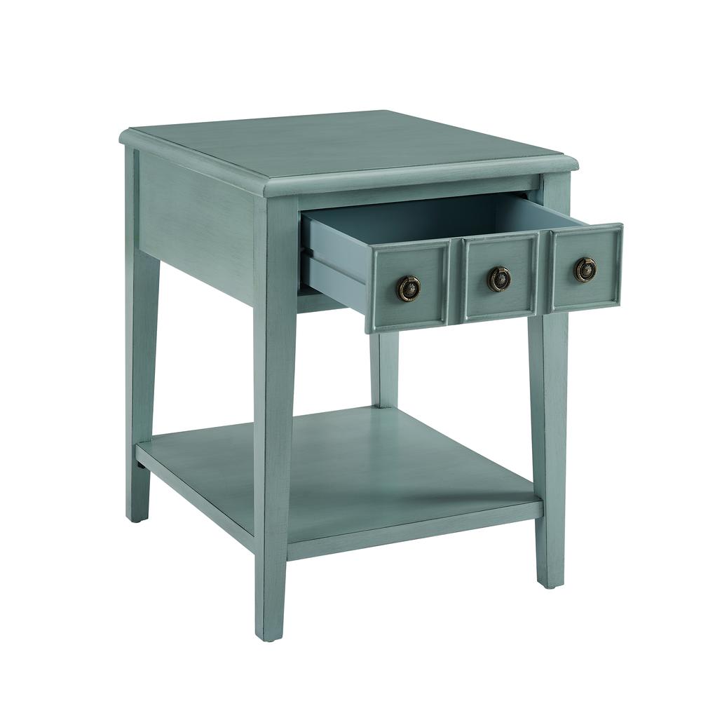 Sadie Side Accent Table Teal