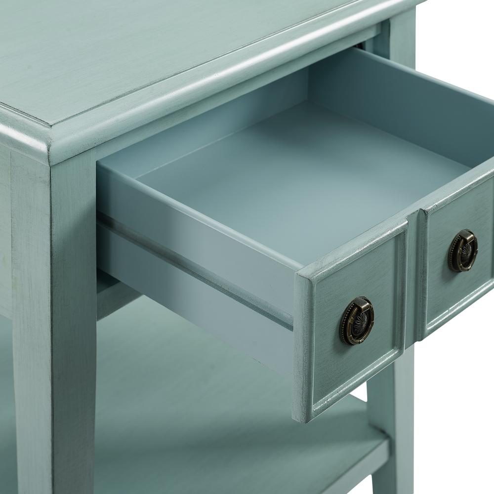 Sadie Side Accent Table Teal