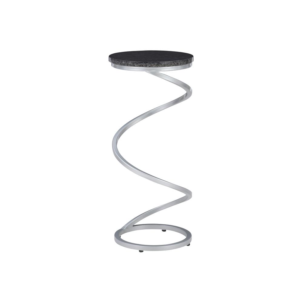 Rian Spiral Drink Table Black Granite