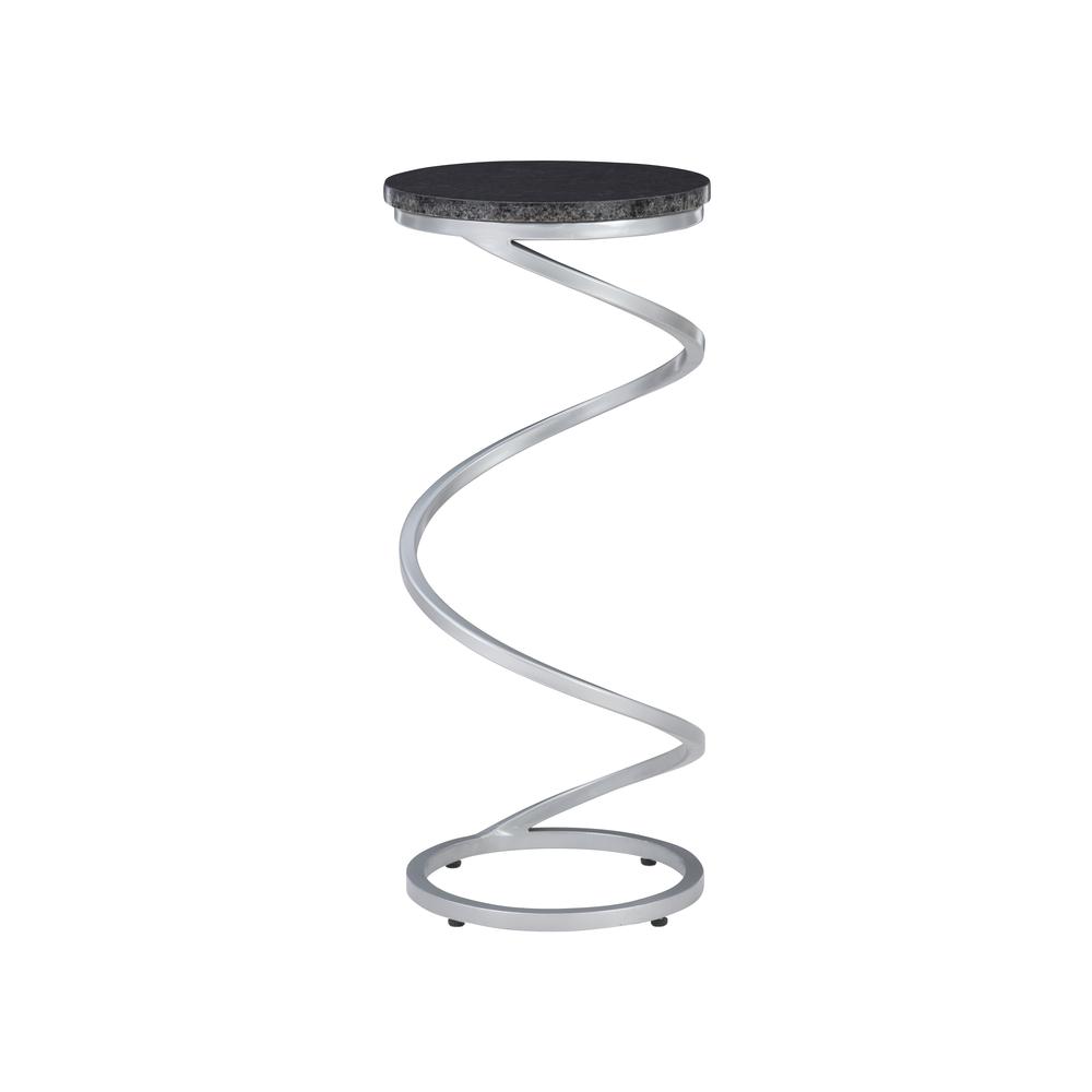 Rian Spiral Drink Table Black Granite
