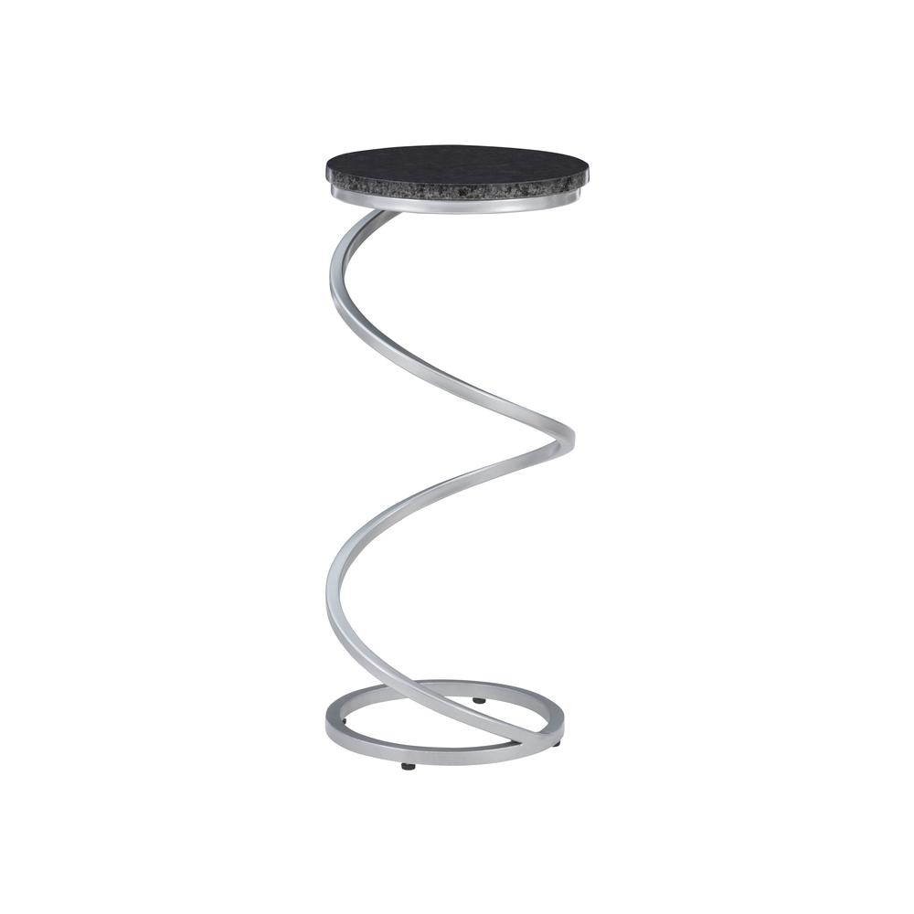Rian Spiral Drink Table Black Granite