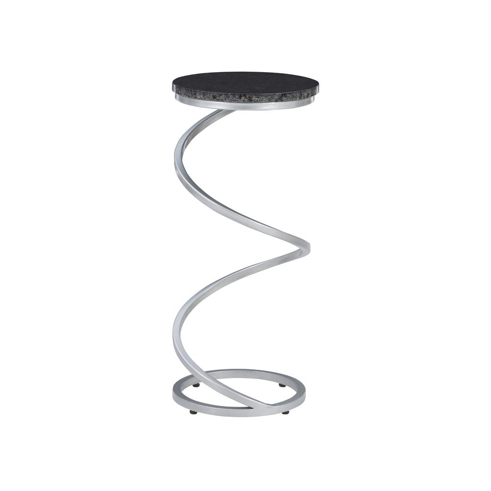 Rian Spiral Drink Table Black Granite