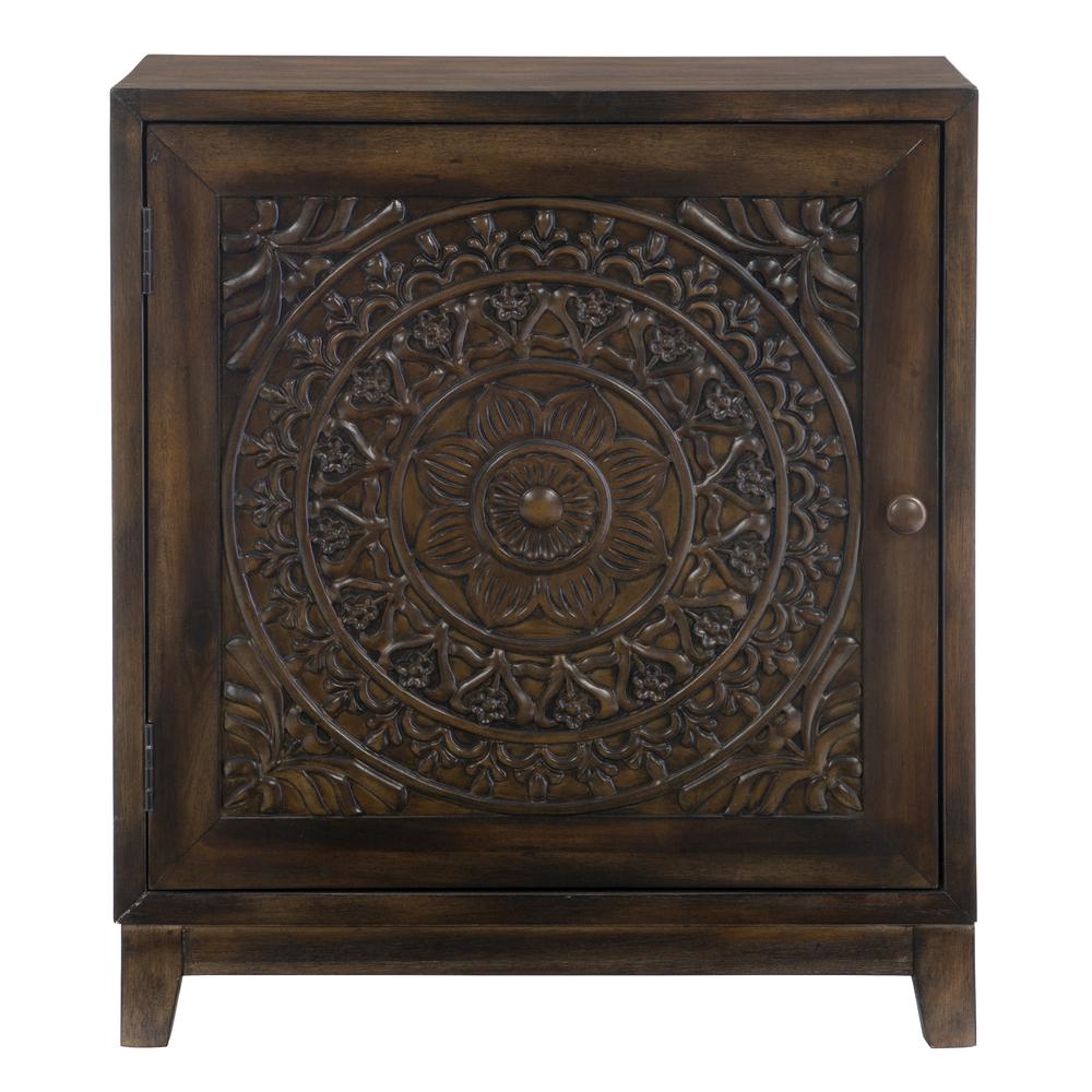 Grace Accent Cabinet Dark Brown