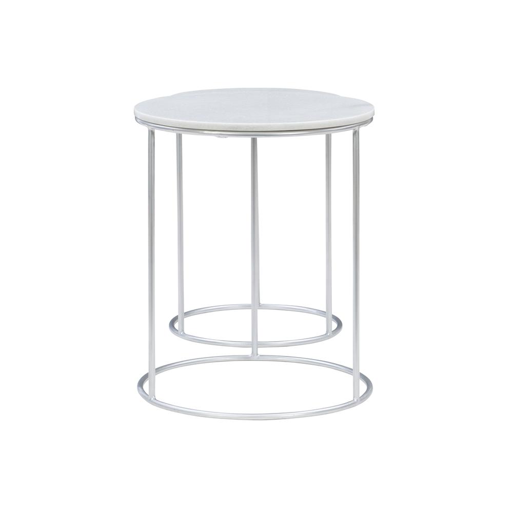 Fonner Nesting Tables White Marble