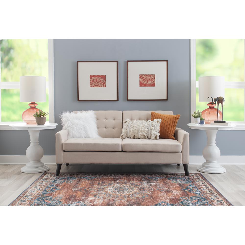 Adeline Round Accent Table White