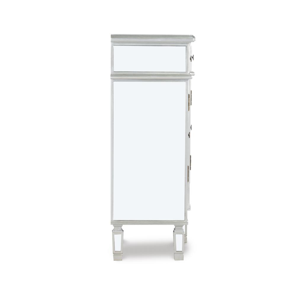 Mirrored 3-Drawer 4-Door Console