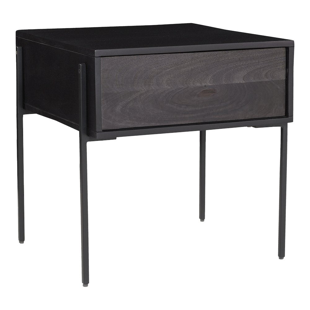Tobin Side Table Charcoal Grey
