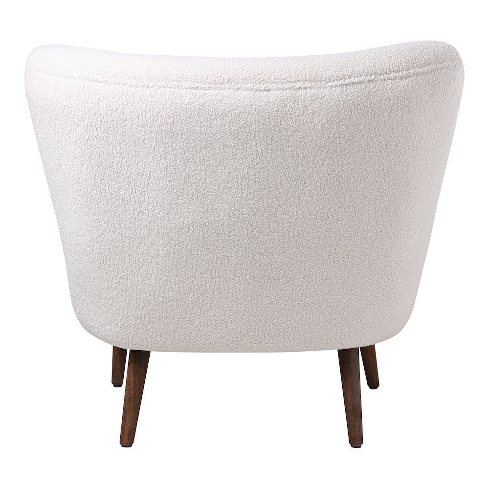 Margot Accent Chair Vegan Shearling Cream