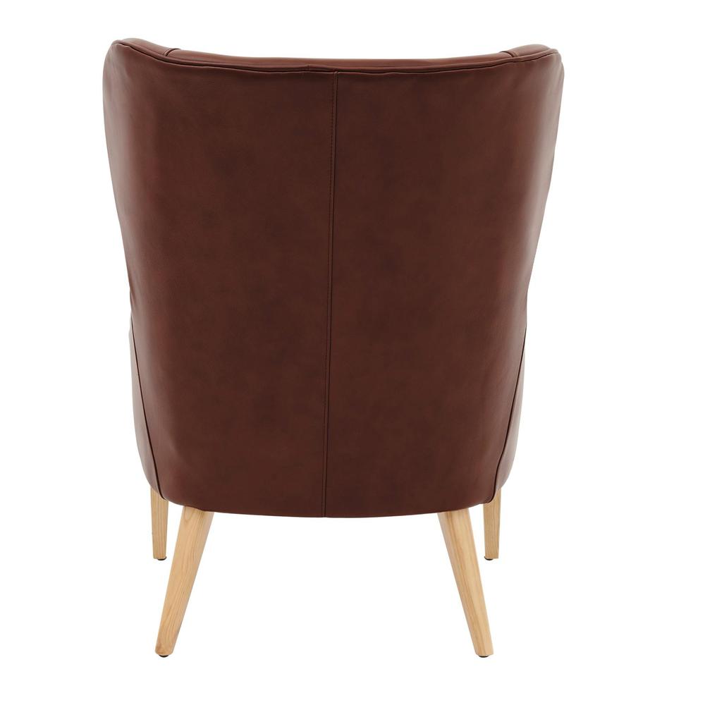 Bjorn Top Grain Leather Accent Chair
