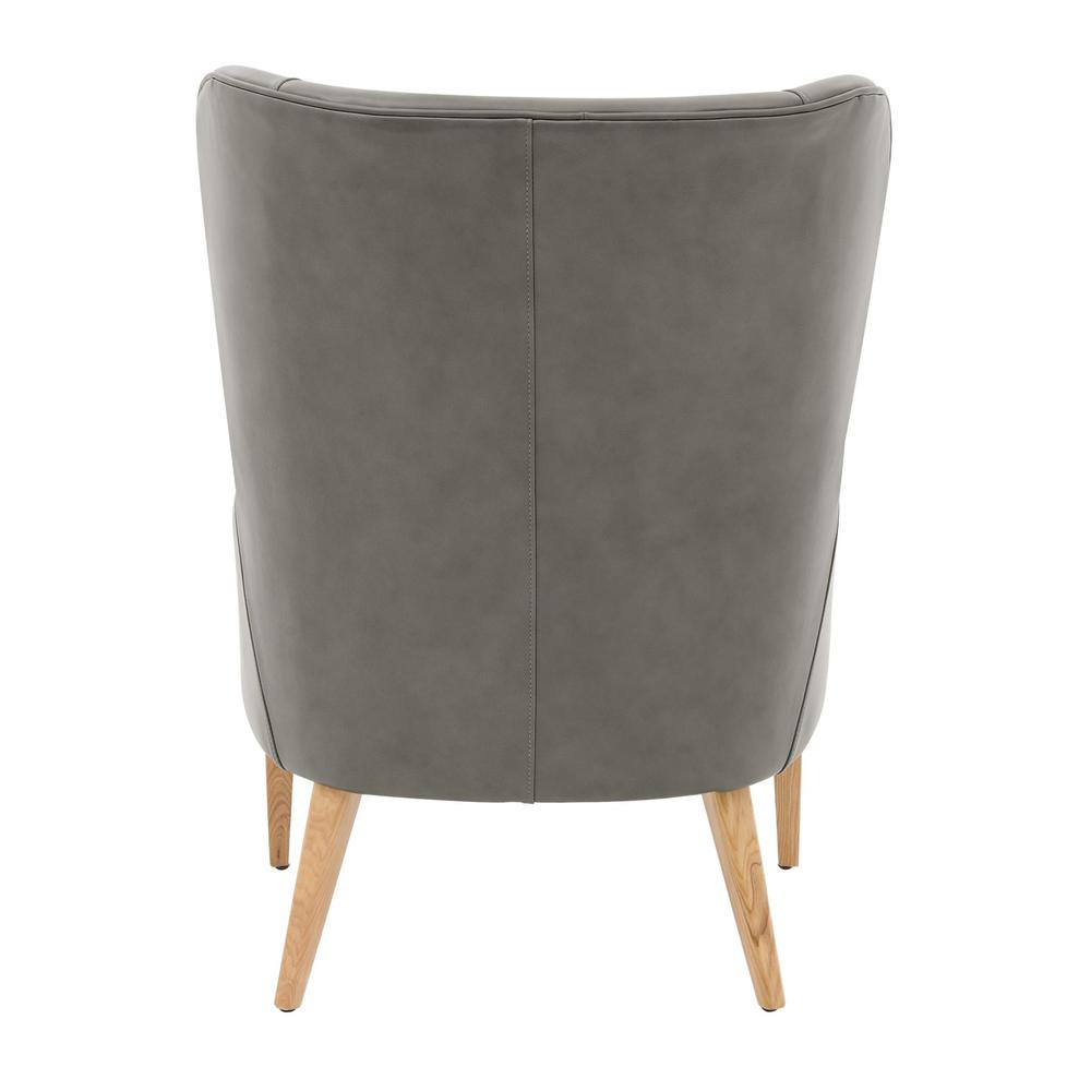 Bjorn Top Grain Leather Accent Chair