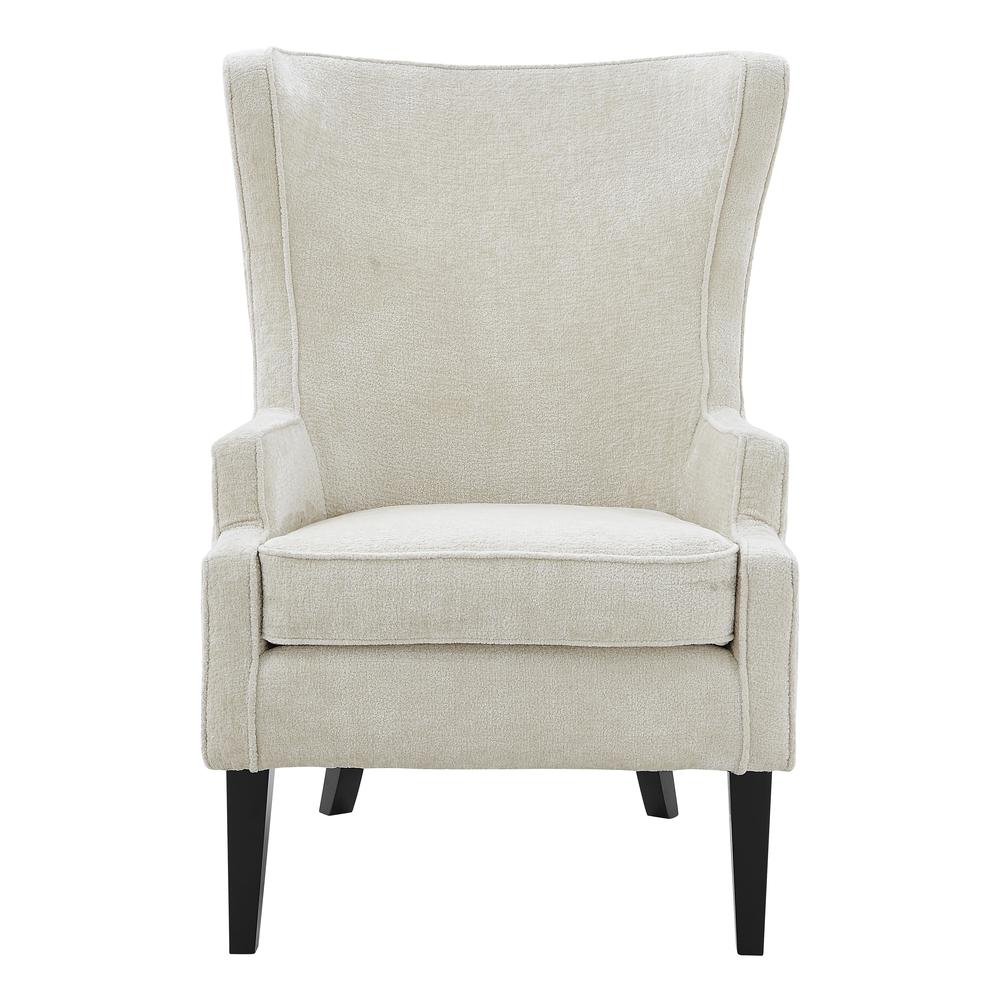 Clementine KD Fabric Wing Accent Arm Chair