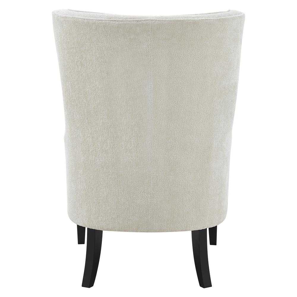 Clementine KD Fabric Wing Accent Arm Chair