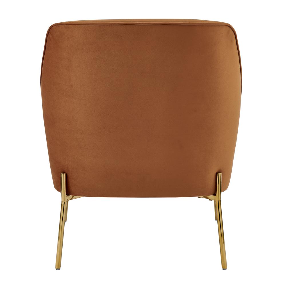 Arianna Velvet Fabric Accent Arm Chair