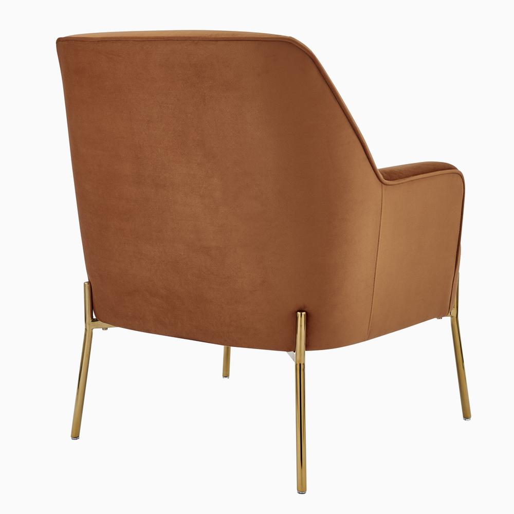 Arianna Velvet Fabric Accent Arm Chair
