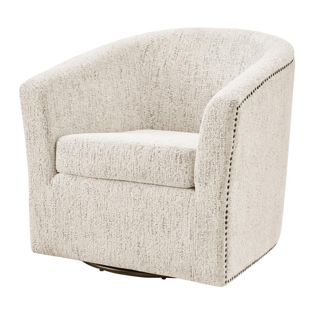 Ernest Fabric Swivel Accent Arm Chair