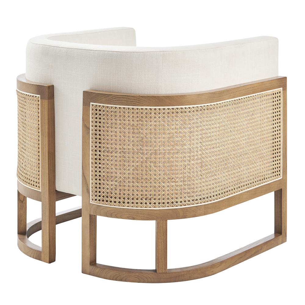 Velma Accent Arm Chair w/ Rattan