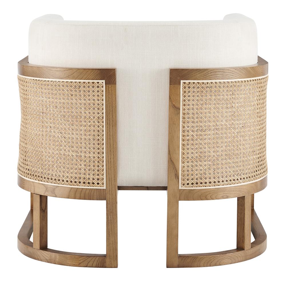 Velma Accent Arm Chair w/ Rattan